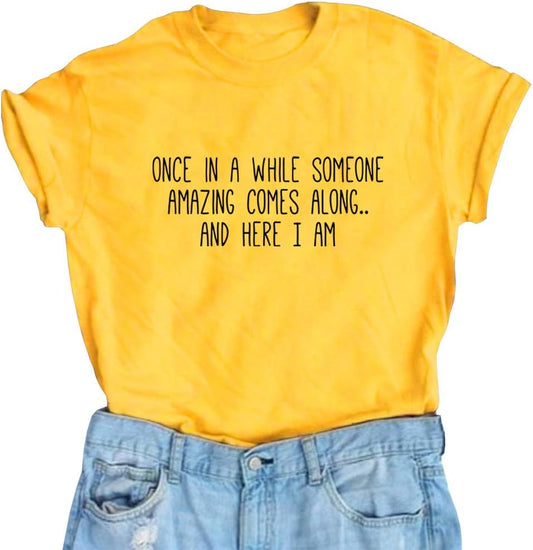 BLACKMYTH Women's Graphic Funny T Shirt Cute Tops Teen Girl Tee